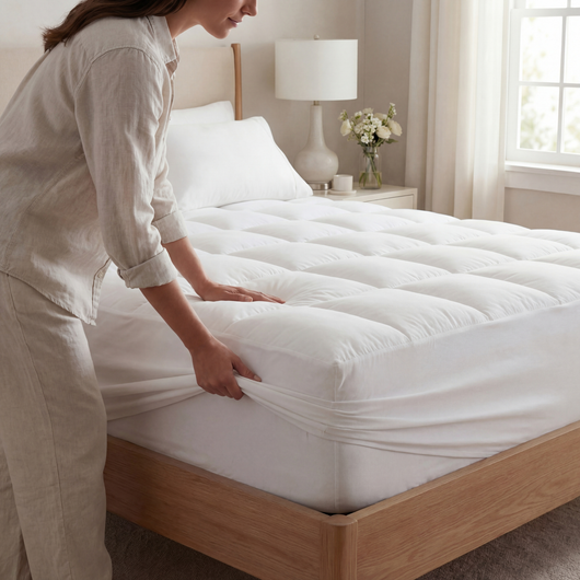 Rest & Home™ Surmatelas 1000 GSM de luxe matelassé haut de gamme