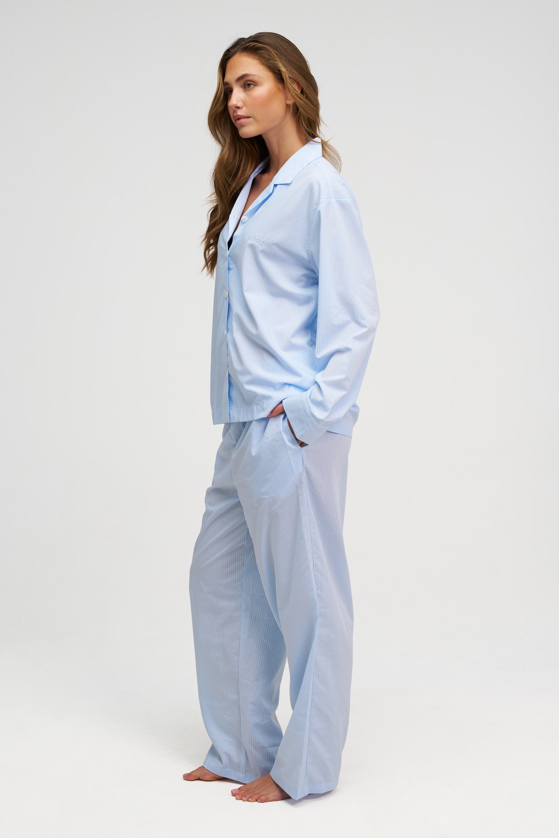 Rest & Home™ Ensemble pyjama long rayé premium
