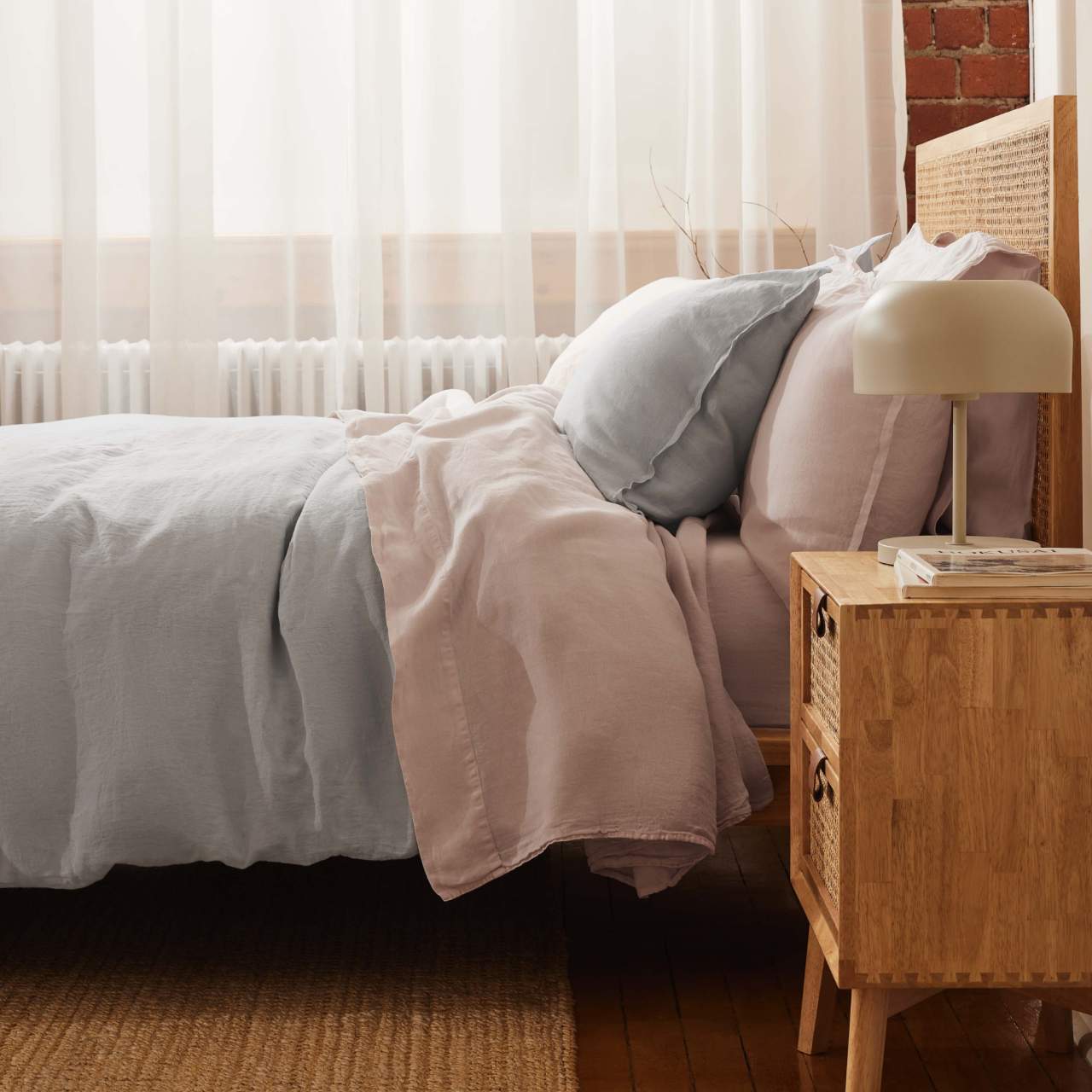 Rest & Home™ Ensemble de drap en lin